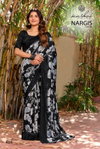Nargis Vol 4 By Kashvi Black Vichitra Daily Wear Saree Exporters In India